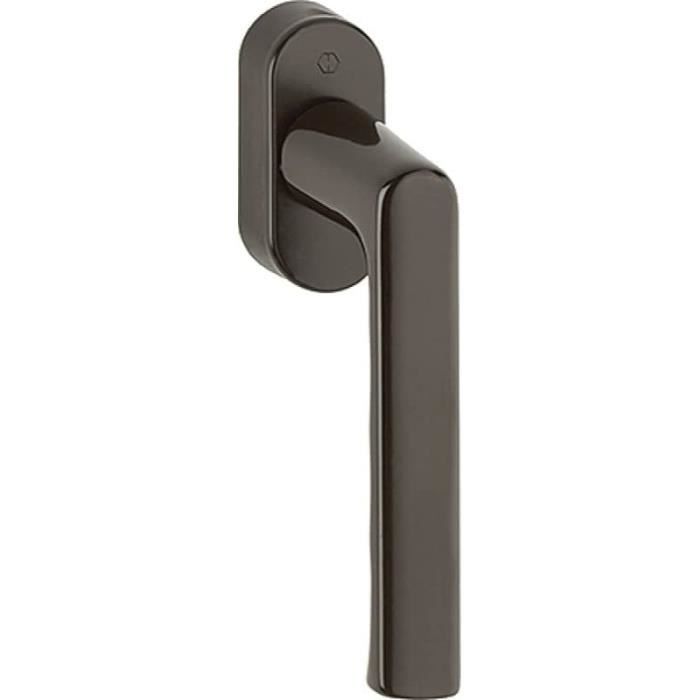 Nüßing - Hoppe Fenstergriff, mit ovaler Rosette, SecuForte®, Hamburg 0700S/UD9020, F9714M