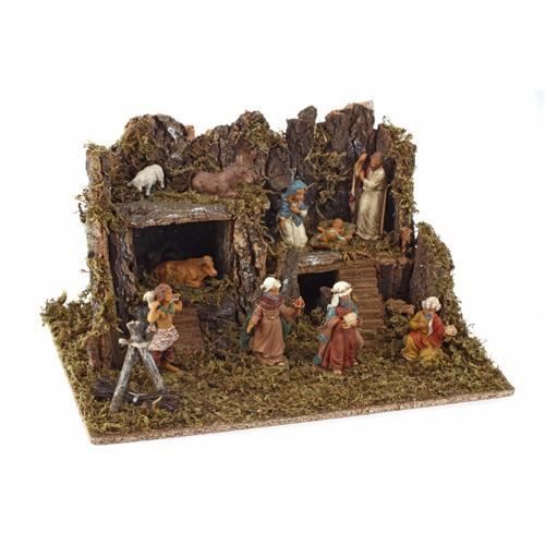 Crèche de noël 10 santons Cdiscount Maison