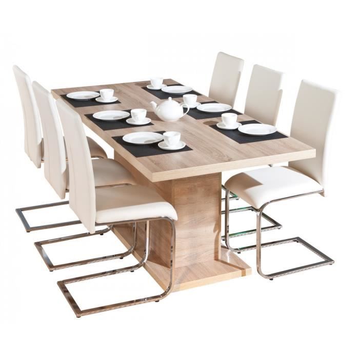 Table Pied Central Avec Rallonge Achat Vente Pas Cher