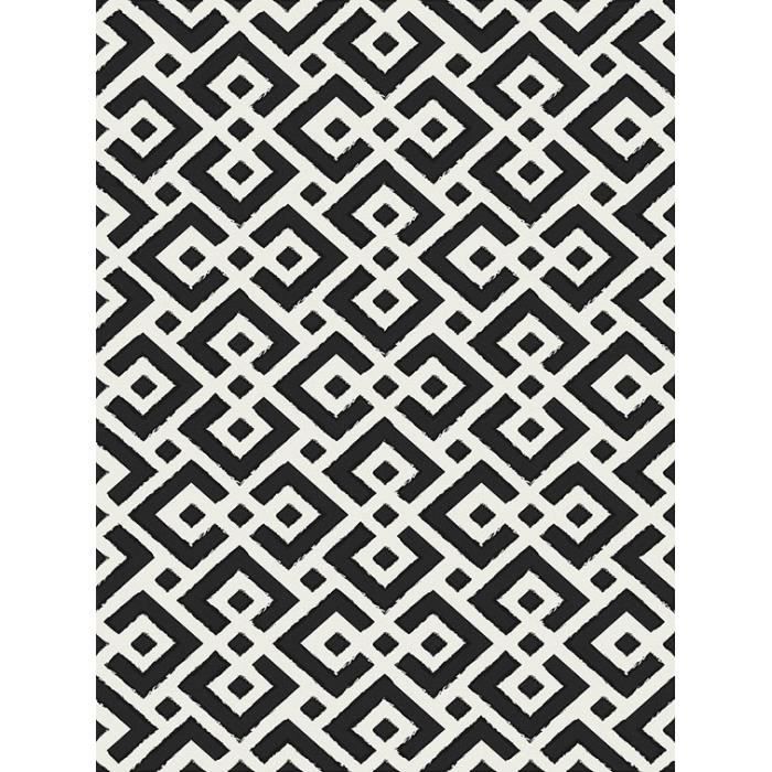 clyde tapis interieur exterieur 150x200 cm noir et blanc cdiscount maison
