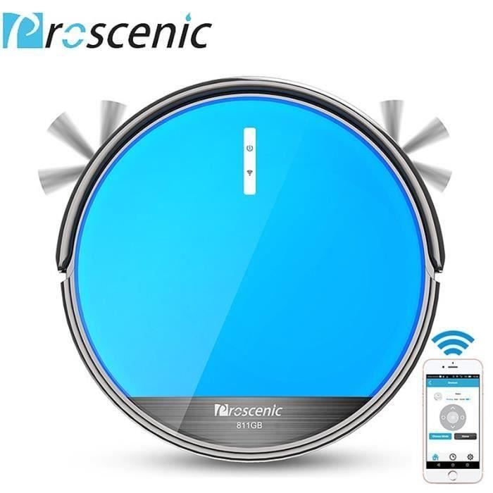 Proscenic 811GB Robot Aspirateur À Faible Bruit Conception Élément à  Commande Électrique Réservoir À Eau Robot Aspirador avec Limite - Cdiscount  Electroménager