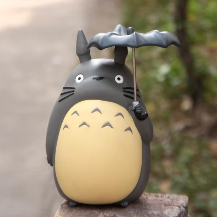 Figurine Anime Tirelire Ornements Totoro Parapluie 21cm Décoration Cadeau -  Cdiscount Jeux - Jouets