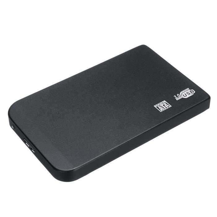 Disque Dur Externe Portable 2T USB 3.0 - Marque 2T - Noir