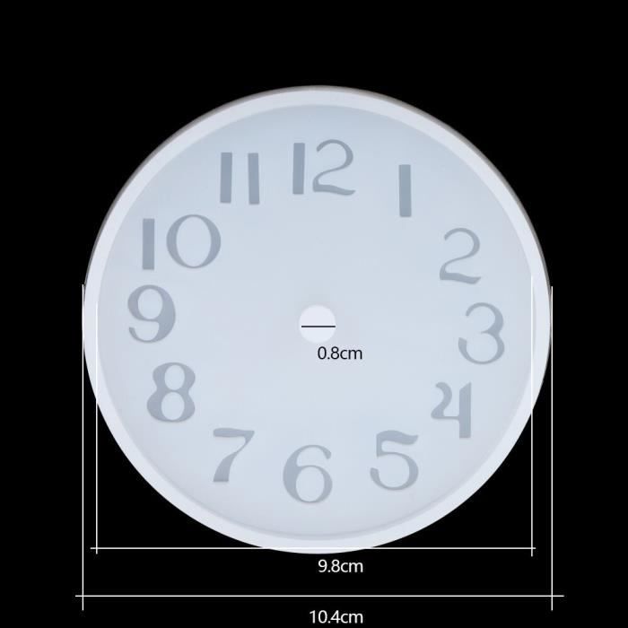 Forme Alphabet Silicone Chiffres Arabes Moule En Résine