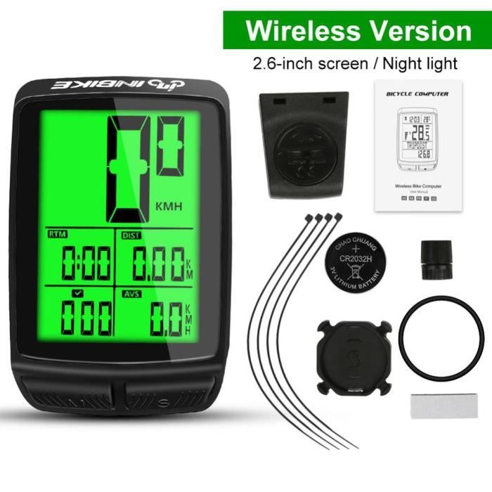 Compteur vélo,compteur de vélo GPS sans fil,ordinateur de voyage,compteur  de vitesse,vélo de route,vtt,accessoires de - code meter - Cdiscount Sport