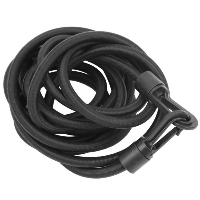 CZAKOMIX Lot 12 Cordons Élastiques Réglables Noir Et Rouge - Fixation Multifonction