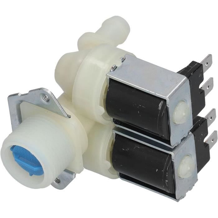 Électrovanne D’entrée D’eau 220-240V 4 Broches Pour Lave-linge : Pièce De Rechange Double Tubes, Facile à Installer - 6