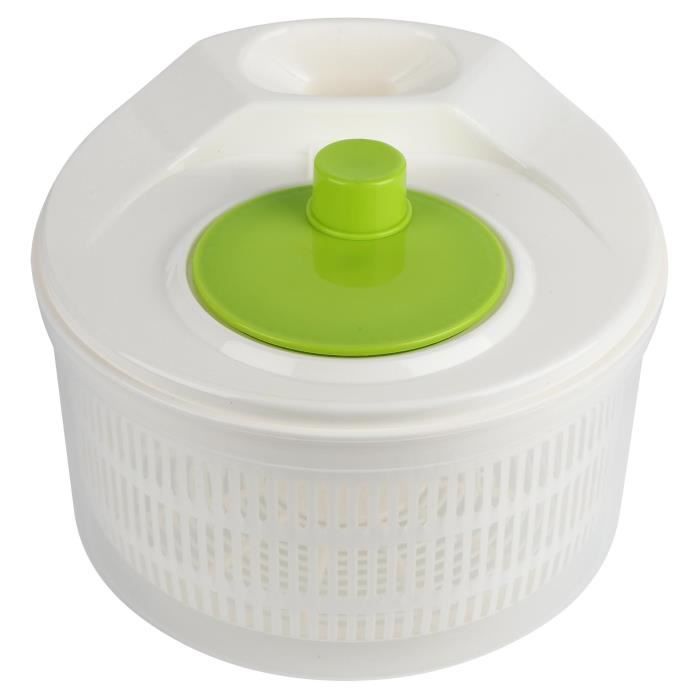 Bol Lave-légumes Automatique En Forme D'escargot - Avec Passoire Intégrée - Pour Fruits, Baies, Salades - Jaune