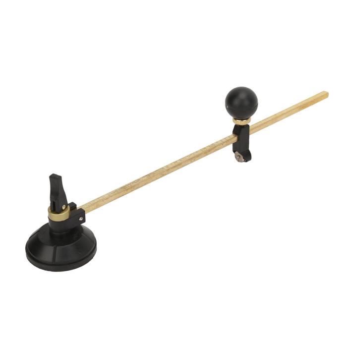 Découpeur De Cercle Professionnel 300mm - Compas à 6 Roues Avec Ventouse Pour Carreaux Et Verre