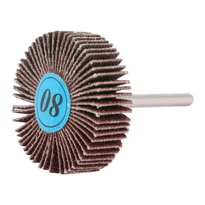 15 Pièces Points Montés Pour Polissage - Tige 2,35 Mm - Tête Cylindrique Caoutchouc Métal - Outil Dremel