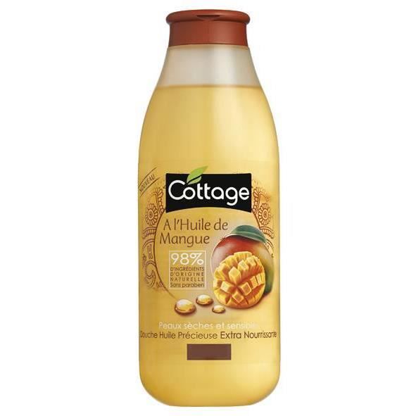 COTTAGE - Gel Douche - Douche Huile précieuse Extra nourrissante - Huile de  mangue - 250ml - Cdiscount Au quotidien