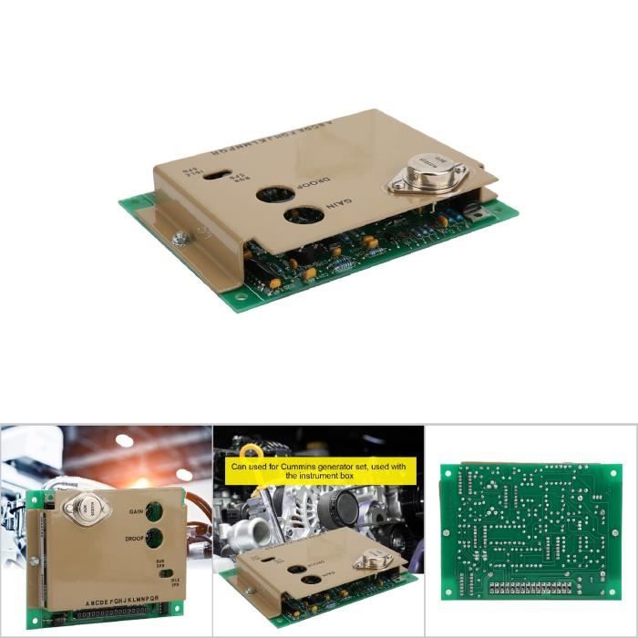 Carte Contrôle Vitesse Générateur GAC ESD5570E - Régulateur électronique Pour Moteur Diesel - 12