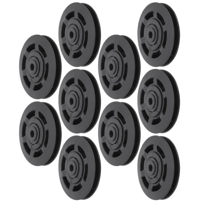 Yosoo Roue De Poulie Universelle Alliage Aluminium 90mm Ou 115mm Pour Machines De Musculation