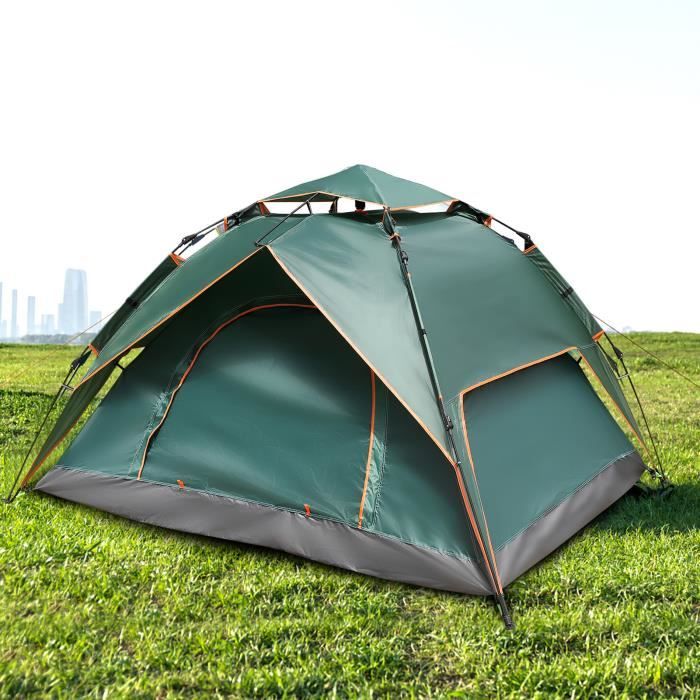 Générique Tente Dôme, Tentes Pop Up pour 2 à 4 Personnes Tente Double Couche à Ouverture Automatique, Tentes de Camping Imperméables avec Porche pour Randonnée Camping Ou Générique Tente Dôme, Tentes Pop Up pour 2 à 4 Personnes Tente Double Couche à Ouverture Automatique, Tentes de Camping Imperméables avec Porche pour Randonnée Camping Ou