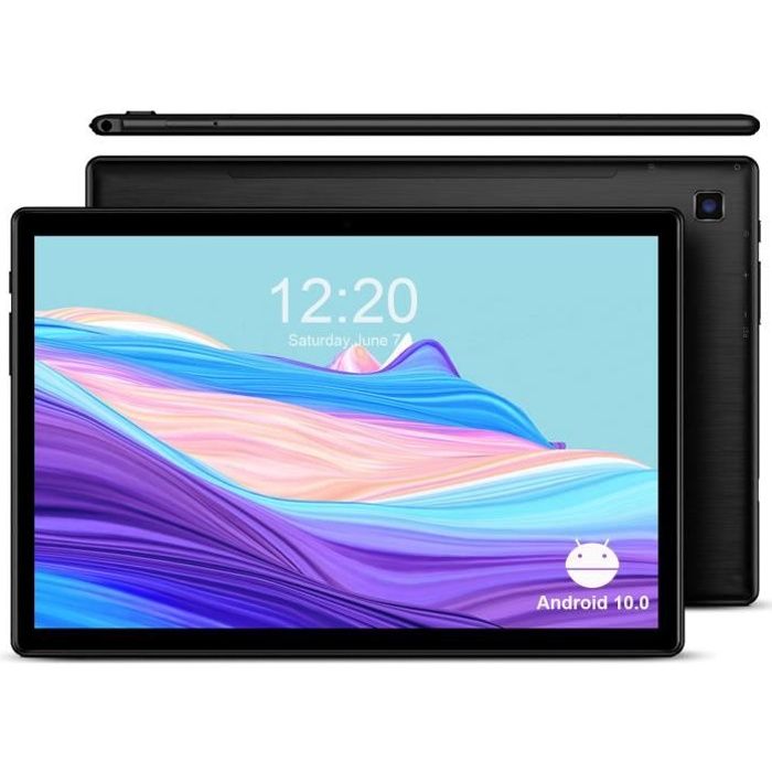 Tablette Tactile 10.1 – Stockage 64 Go – RAM 4 Go- Android 10- 5G WiFi 6000mAh -Tape C-Tablette Pas cher