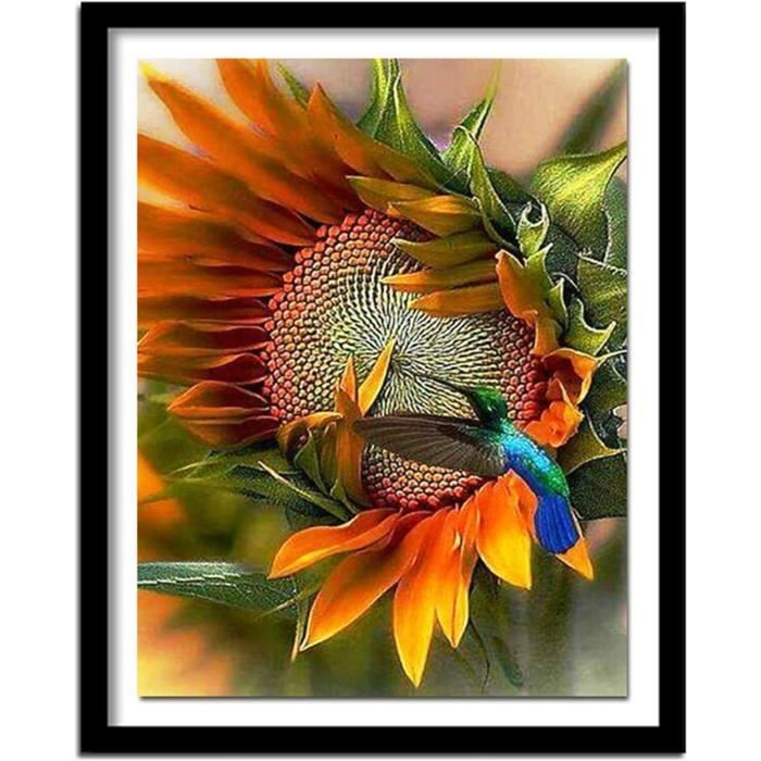Kit De Diamond Painting 40x50 Cm - Peinture Diamant 5D Pour Adultes Et Enfants - Loisir Créatif DIY - Décoration Murale - Cadeau Femme, Anniversaire, Noël - Modèle 561