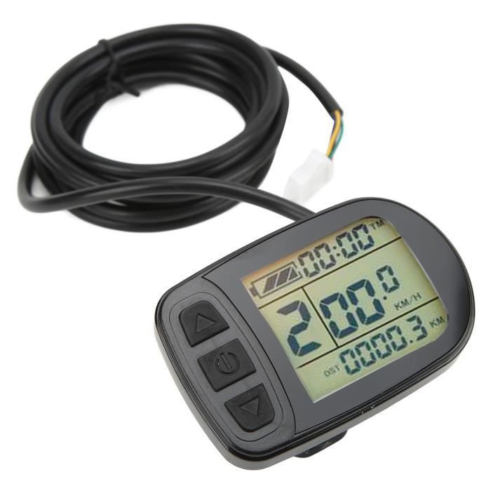 Fafeicy Écran LCD de vélo électrique Panneau d