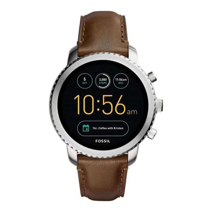Fossil Q explorist FTW4003 smartwatch homme Cdiscount T l phonie