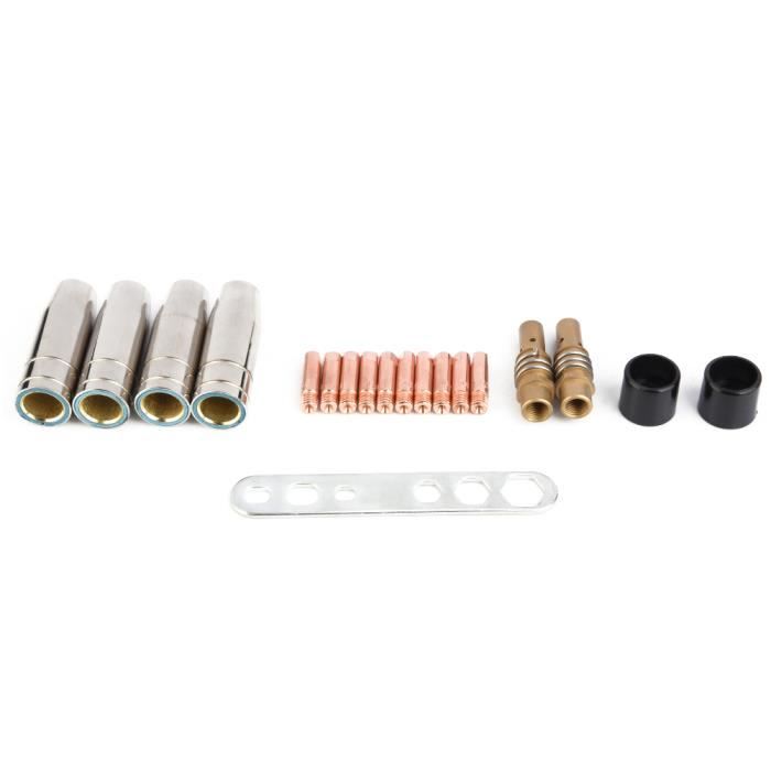 Kit D'embouts Pour Pistolet Soudure MIG 300/400 - Buse, Diffuseur, Isolant Lincoln/Tweco