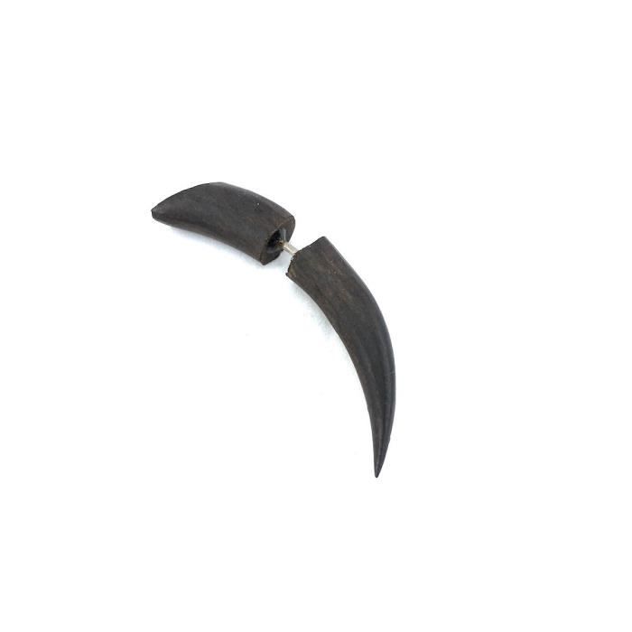 Boucle doreille Piercing Bois - GRIBOUILLE IMPORT - Clou - Puce