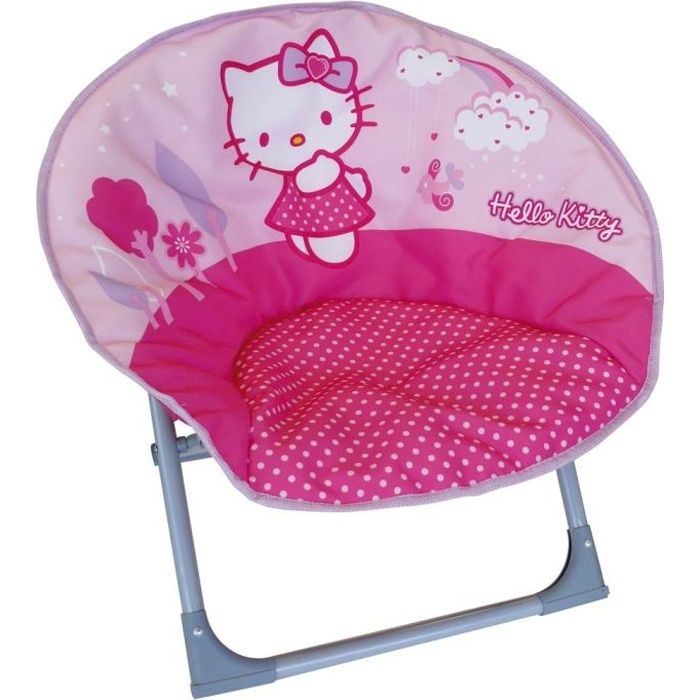 Hello Kitty Fauteuil Lune Pliable Cijep Cdiscount Jeux Jouets