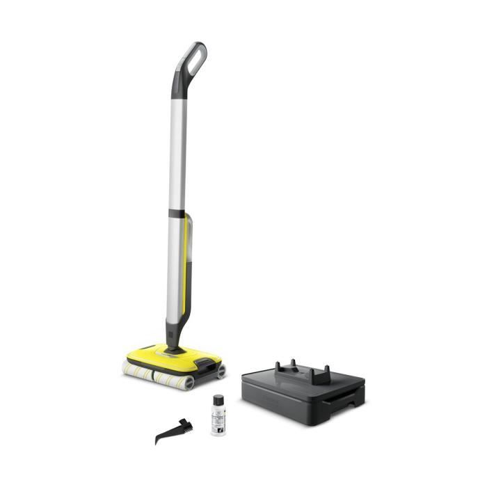 KARCHER FC7 - Aspirateur Laveur sans fil - Multifonctions 3 en 1 - Aspire, Lave, Sèche en un passage