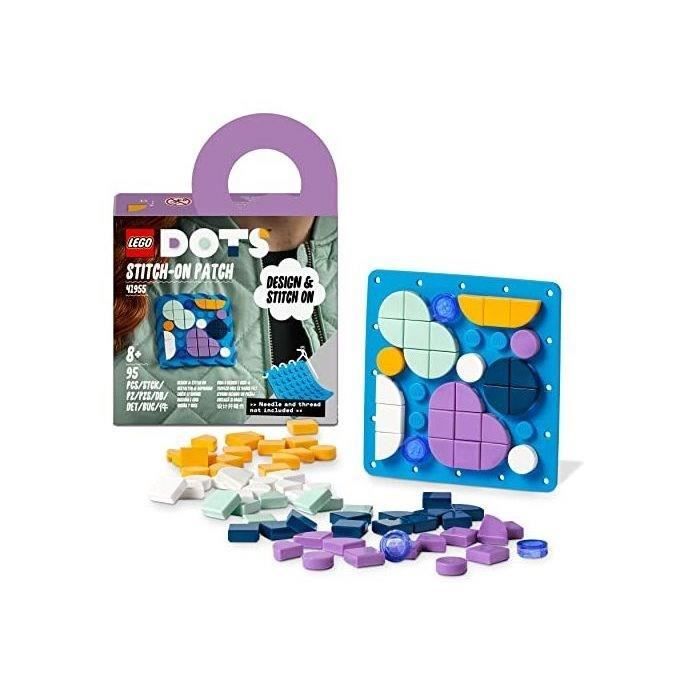 LEGO® 41955 DOTS Plaque à Coudre, Loisir Manuelle DIY, Badge