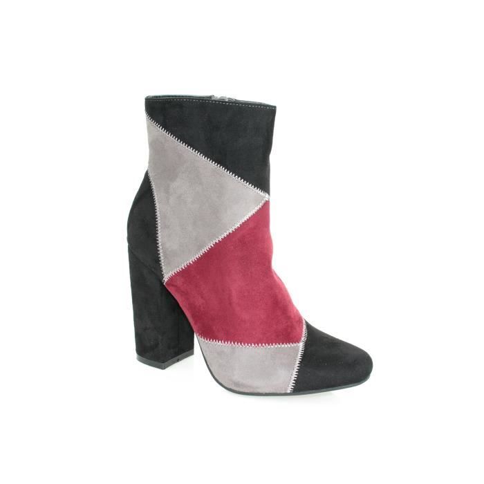 bottines multicolores femme