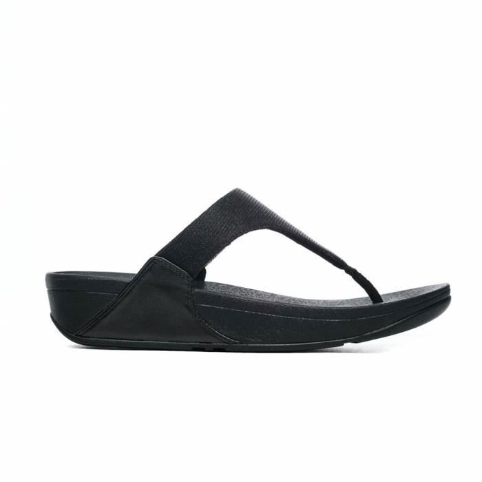 Chaussures FITFLOP Lulu Shimmerlux Noir Femme Adulte