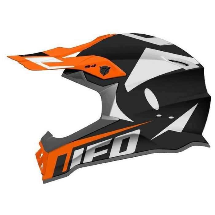 Casque moto cross enfant UFO - noir mat - S (47/48 cm)