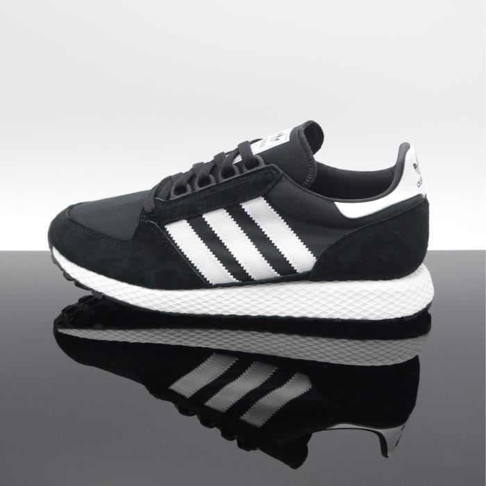 ADIDAS FOREST GROVE B41550 NOIR/BLANCHE - Achat / Vente basket - Cdiscount