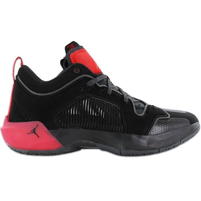 air jordan 37 xxxvii low - bred - hommes sneakers baskets chaussures de basketball noir dq4122-007