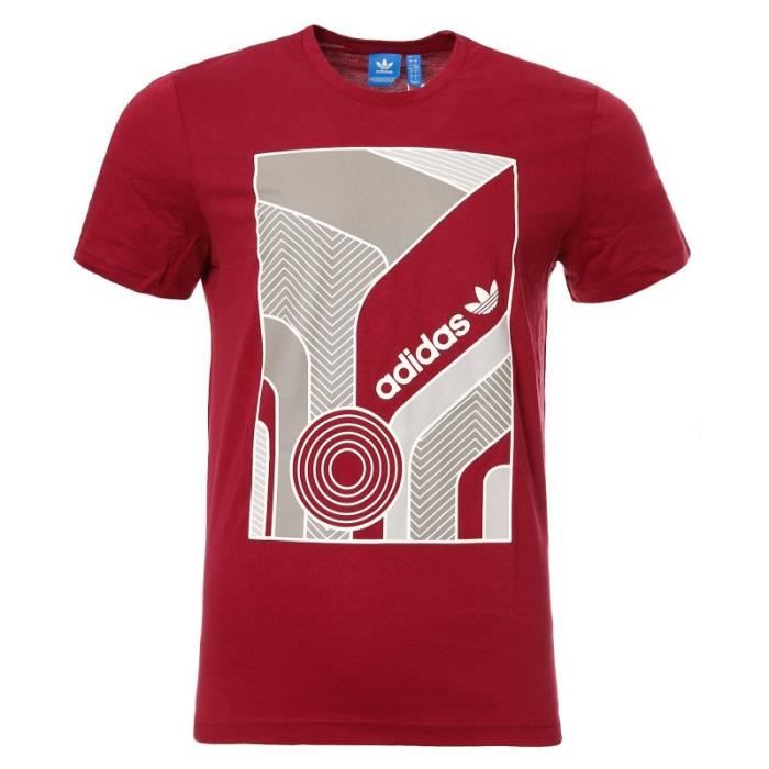 t shirt adidas bordeaux