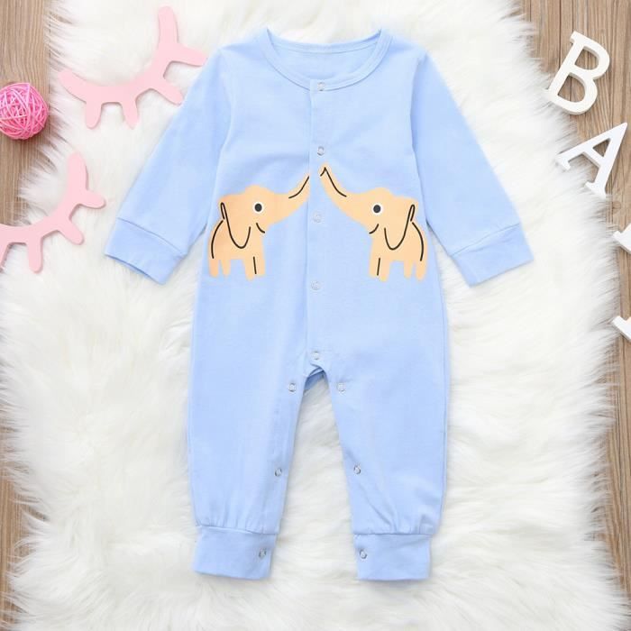 T-shirt Manches Longues Bébé Garçon/Fille - Imprimé Chat Dessin Animé, Pour Automne Et Hiver, Confortable - 6