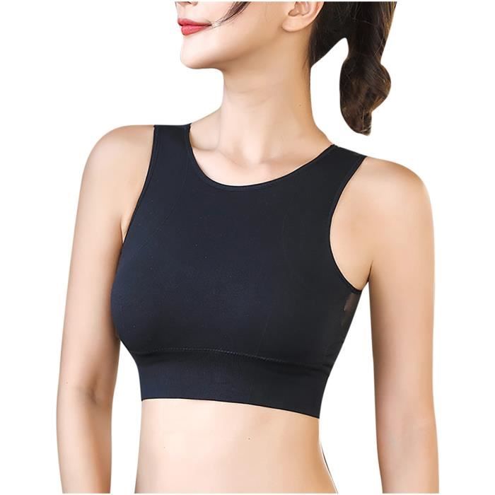 Soutien-Gorge Sport Femme Rembourré Sans Armatures Séchage Rapide - Brassière Fitness Yoga Gym Course