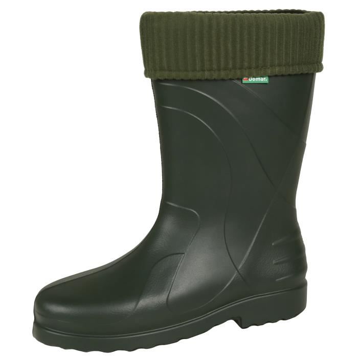 Bottes isolées pour femmes - LUNA-B DEMAR - Vert - Semelle chauffante amovible