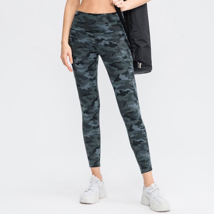 Legging à imprimé camouflage taille haute - SHEIN ANCE