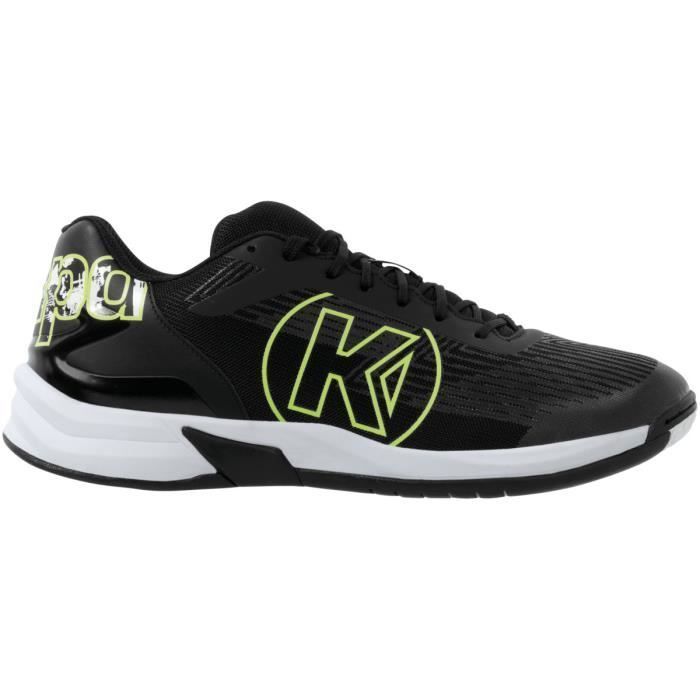 chaussures de handball indoor kempa attack three 2.0 back2colour - noir/jaune - 43