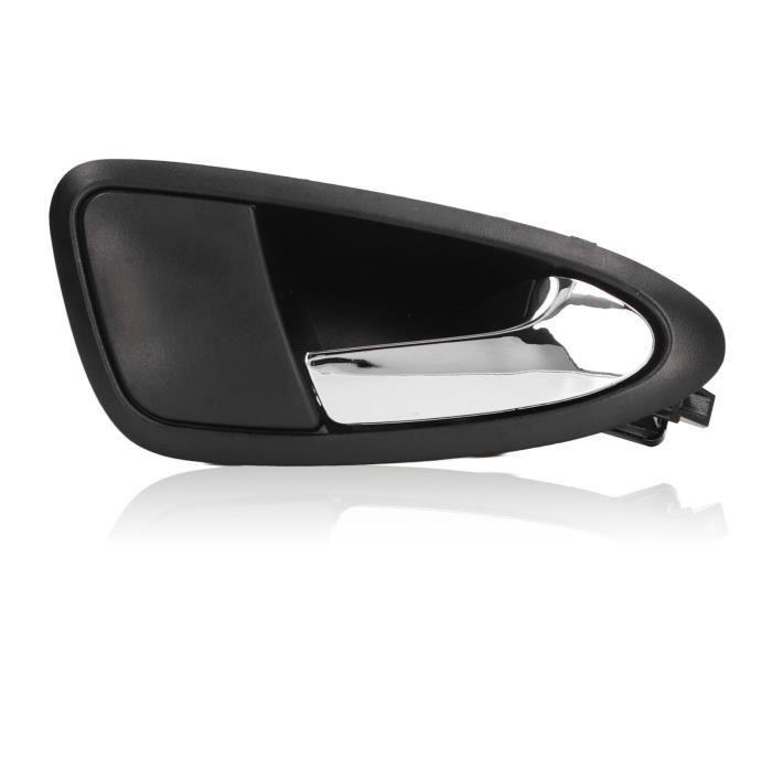 Poignée Porte Intérieure Droite STARKIT Pour Seat Ibiza (2008-2017) - Côté Passager - Gris/Noir - Ref 6J1837114A