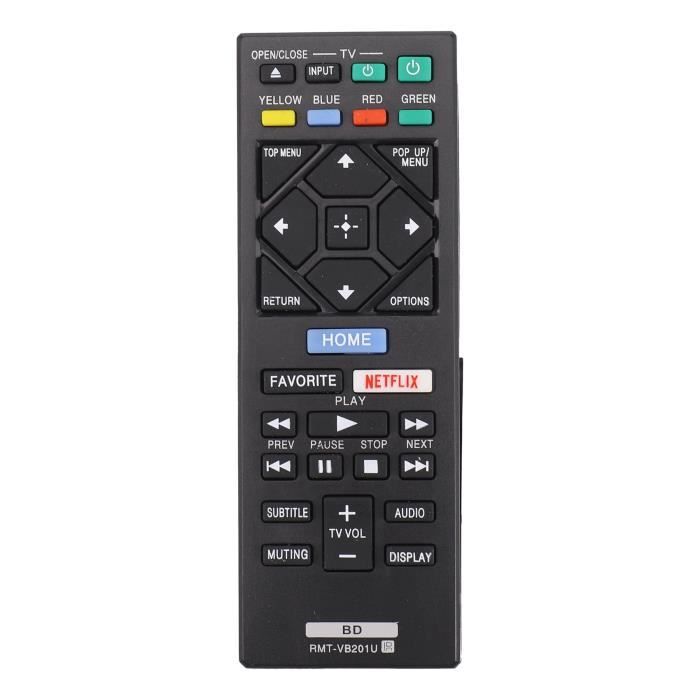 Nouvelle RMTVB201U de remplacement pour Sony Bluray BDP