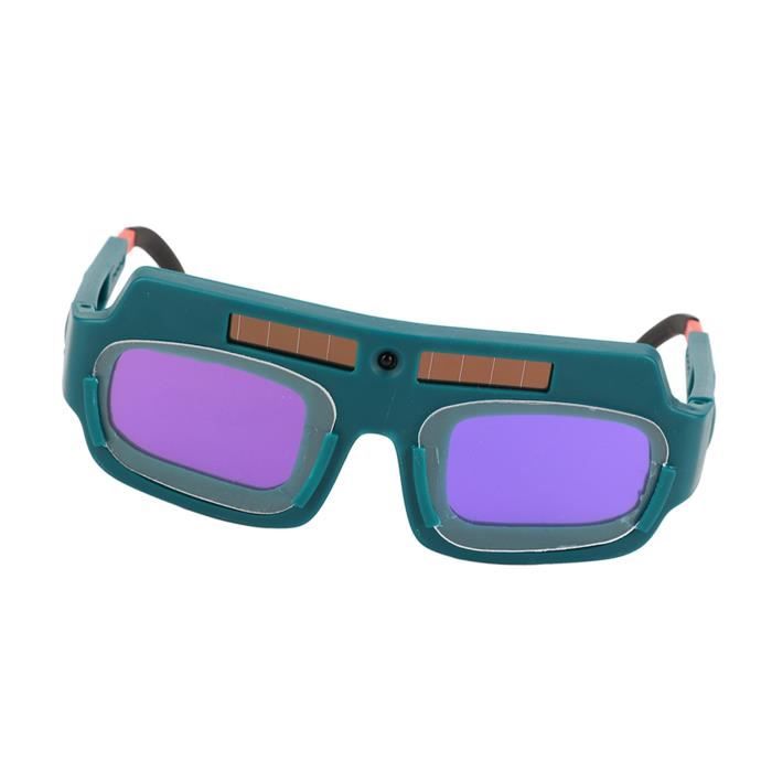 Lunettes De Soudage Auto-obscurcissantes à énergie Solaire - Protection Arc Argon - DIN4 à DIN11