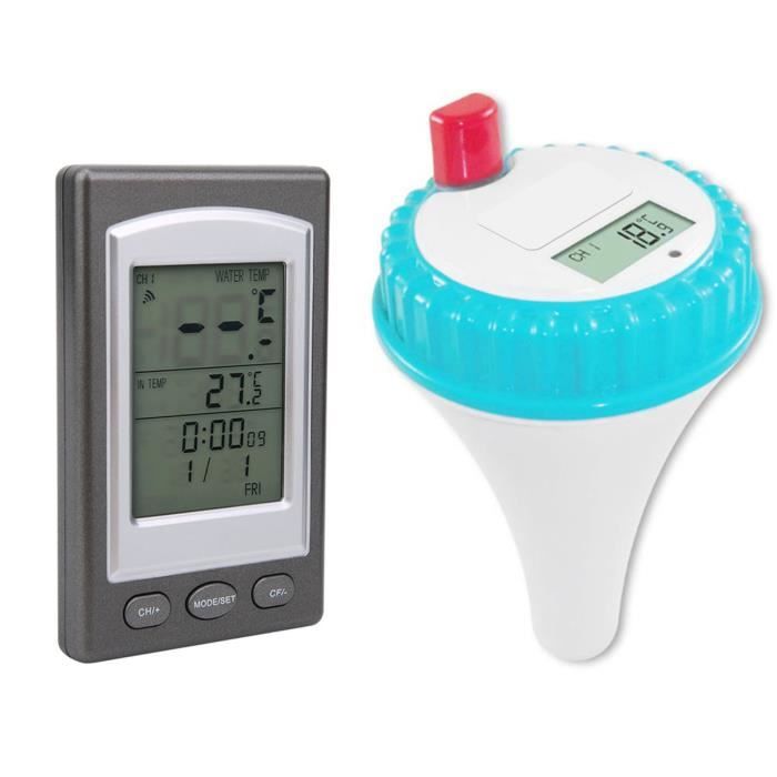 Thermomètre Flottant Pour Piscine En Forme De Requin - Lecture °C/°F, étanche, Pour Spa, Aquarium, Bain