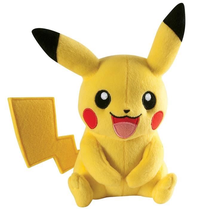 Tomy Pikachu peluche - Pokémon Peluche 20 cm de haute qualité - pour jouer  et à collectionner - à partir de 3 ans: Jeux et Jouets - Cdiscount Jeux -  Jouets