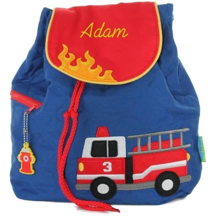 Sac Dos Enfant Personnalis Pompier Personnalisable Avec Son