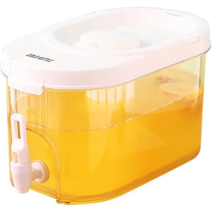 Distributeur Boisson 3,5 L Avec Robinet – Seau Réfrigéré Rafraîchissant Pour Jus, Limonade & Thé Glacé