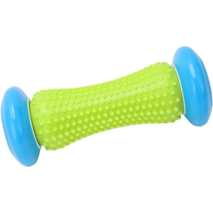 Oshhni Rouleau De Massage Pour Les Jambes Massage Tool Mand Détendez à La Main à 18 Points Rouleau De Cuisse Pour Gymnase Gym Sports Indoor Gift, Jaune