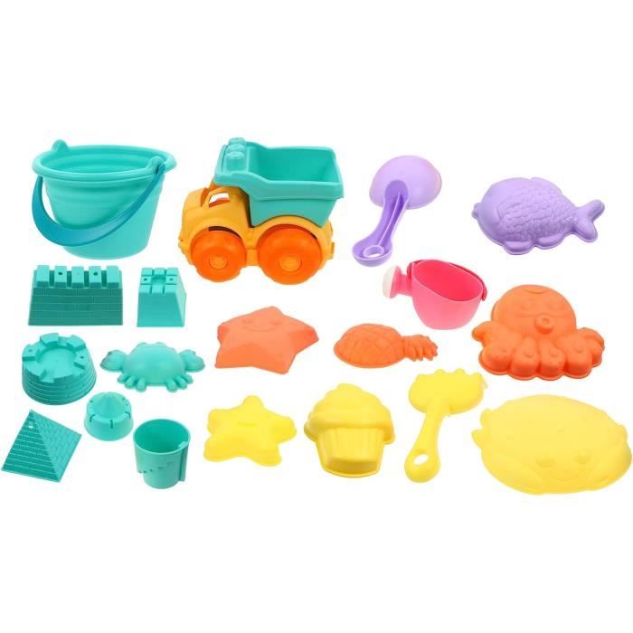 Table De Sable Pliante Pour Enfants - 50x50x8 Cm, En PVC - Bac à Sable Portable, Jeu Sensoriel éducatif