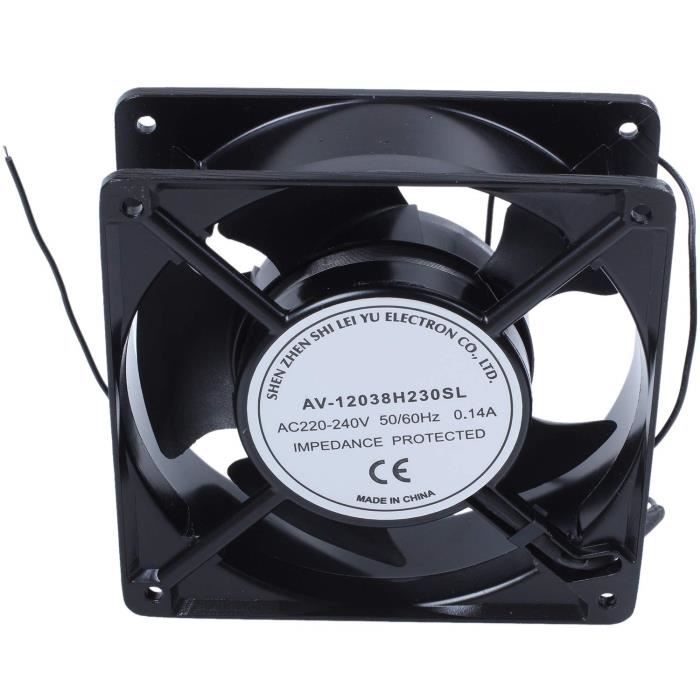 Ventilateur AC Tidar 120x120x38 Mm - 220V-240V - 0.14A - 12cm - Refroidissement Industriel/Server