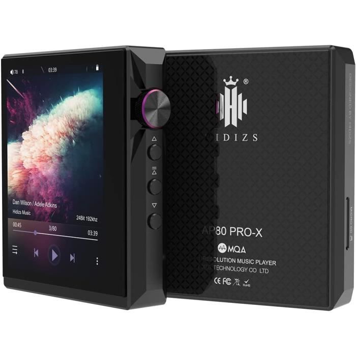 Lecteur MP3/MP4 Portable Avec écran LCD 1.8 Pouces - Supporte Cartes SD Jusqu'à 64Go - Qualité Son Sans Perte (FLAC, APE...) - Batterie Intégrée