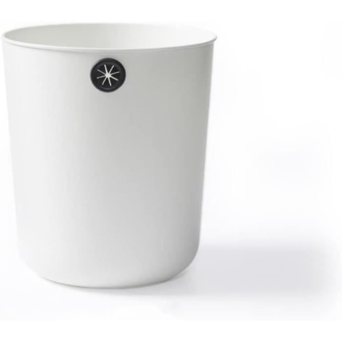 Poubelle Dorée De Chambre 8.4x9.8 Pouces - En PET Avec Anneau De Serrage - Pour Salon, Chambre, Salle De Bain